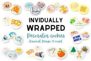 63062 Decorator Shortbread Cookie - wrapped - 12ct