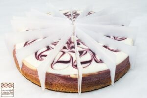 41925 Marionberry Cheesecake - 9 inch - precut 14pc