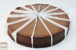 41940 Double Chocolate Cheesecake - 9 inch - precut 14pc