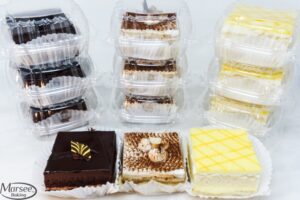 66650 Assorted Baby Cakes - 3in - 4ea ChocStout, Tiramisu, Lemon Cream