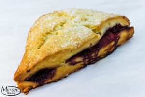 81610 Raspberry Dessert Scone - wrapped - 6pk
